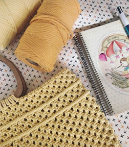 Kit bolso macramé Casa Sol